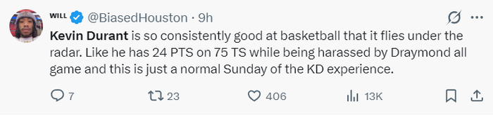 杜兰特31分助火箭6连胜冲击西部前三